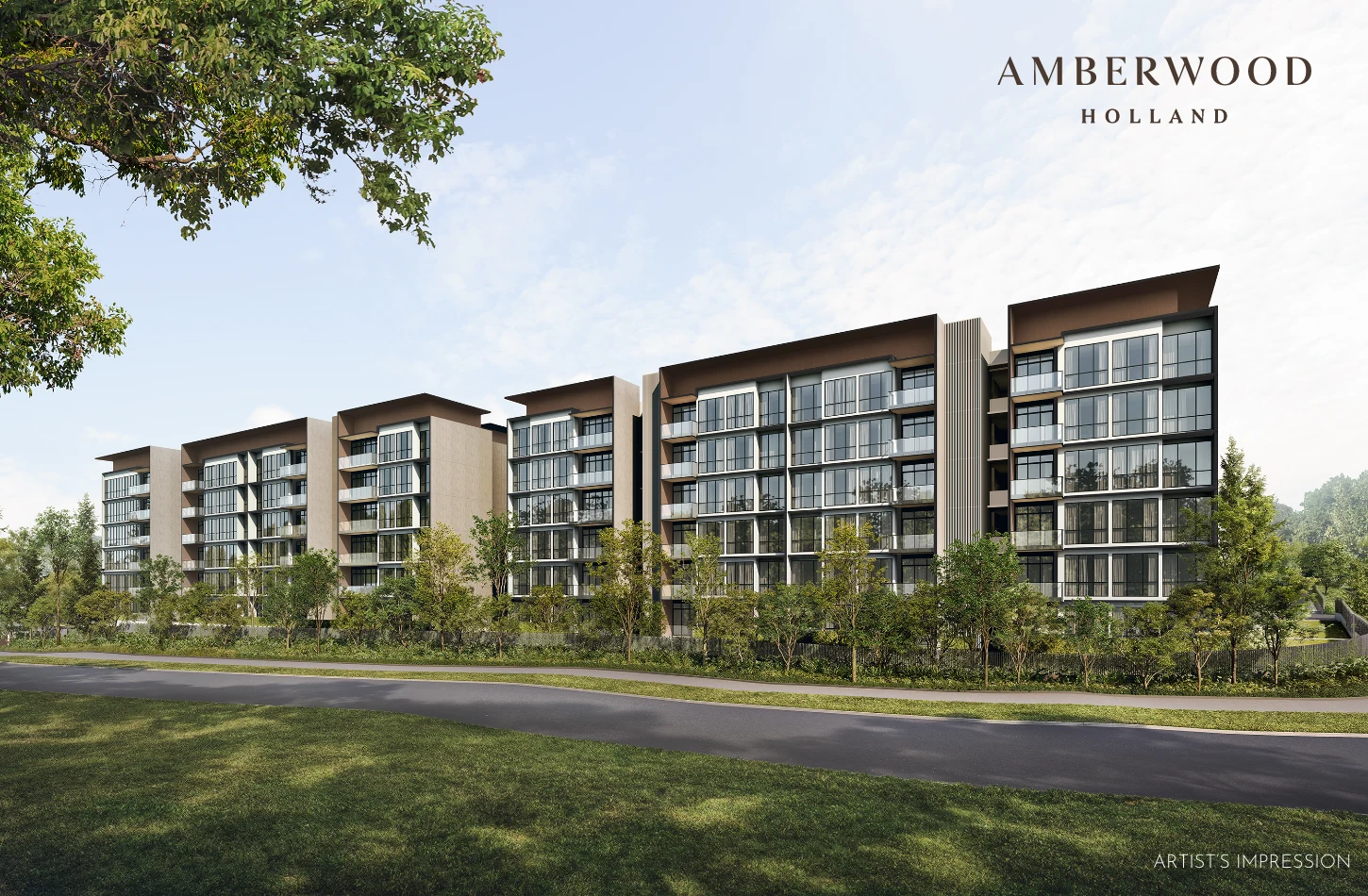 Amberwood at Holland — Artist’s impression · Sim Lian Group