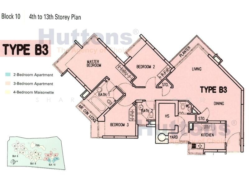 Bedok / Upper East Coast • Tanamera Crest 3-Bedroom Condo
